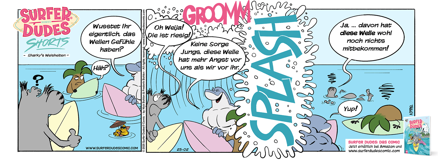 Surfer Dudes Short: Sharky's Weisheiten